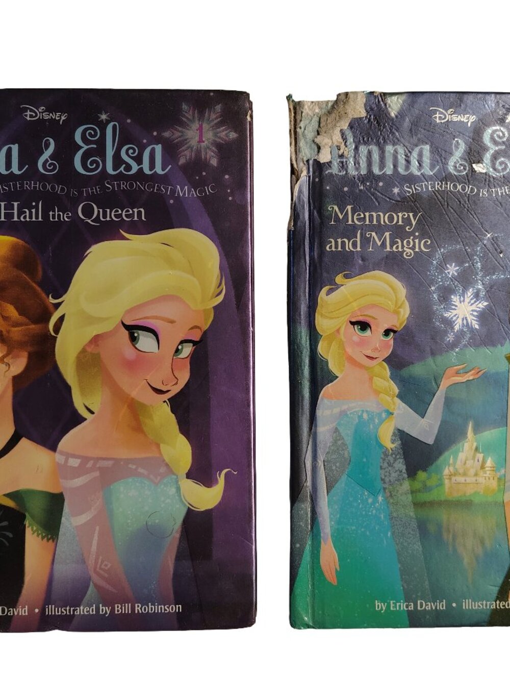 Children's Disney Anna & Elsa 2-Book Series Set